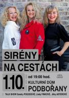 Zábavná talk show Sirény na cestách v Podbořanech 1